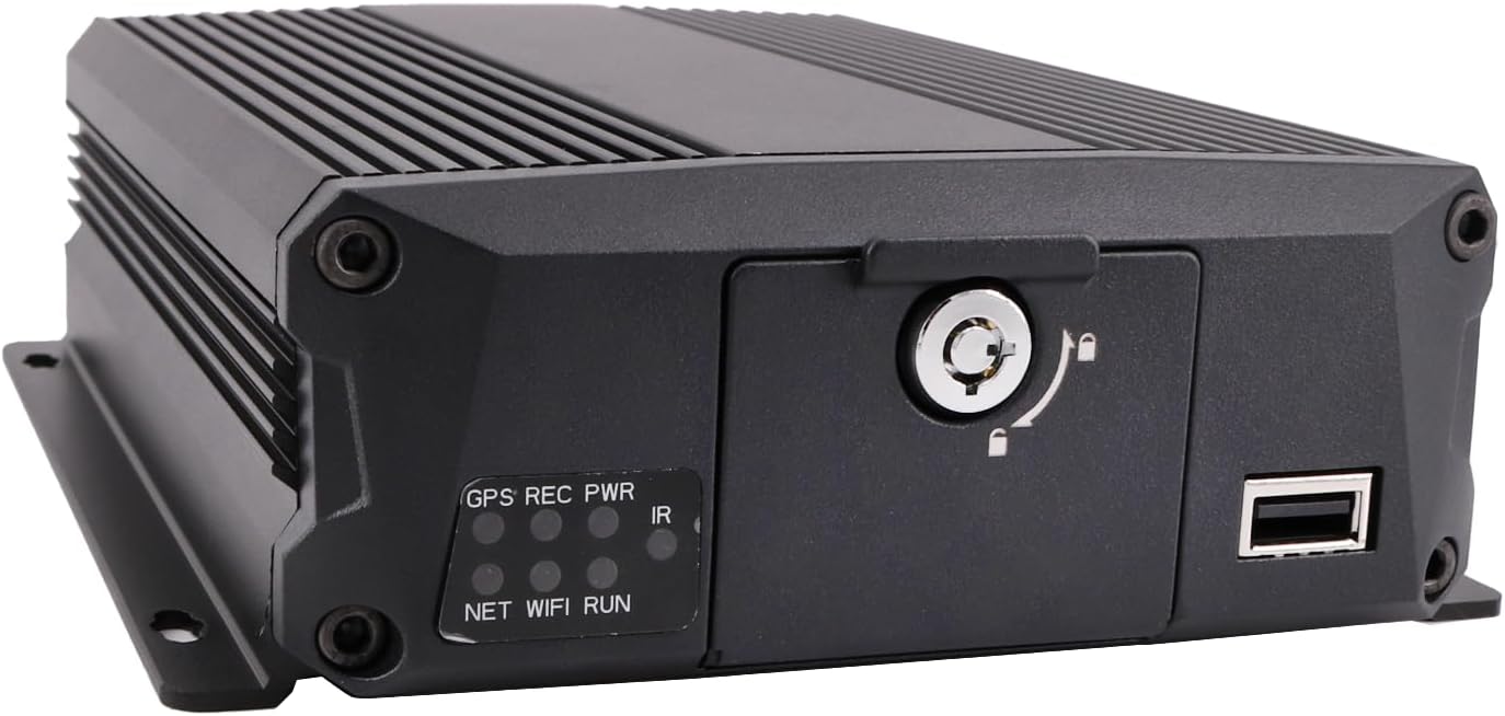 Grabador de video DVR MDVR para vehículo con GPS, 4 canales, WiFi, 1080P, AHD, SD, para coche, vista remota en tiempo real en PC y teléfono inteligente